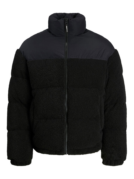 Jack & Jones Jack & Jones Zimní bunda Flare Teddy 12286050 Černá Regular Fit