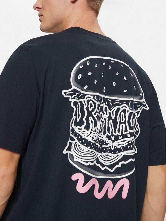 adidas adidas T-shirt Street B JP4500 Tamnoplava Loose Fit