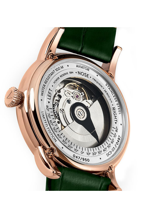 Aviator Aviator Zegarek V.3.32.2.237.4 Zielony
