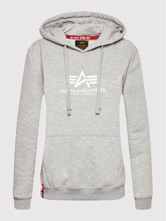Alpha Industries Alpha Industries Bluza New Basic 196032 Szary Regular Fit