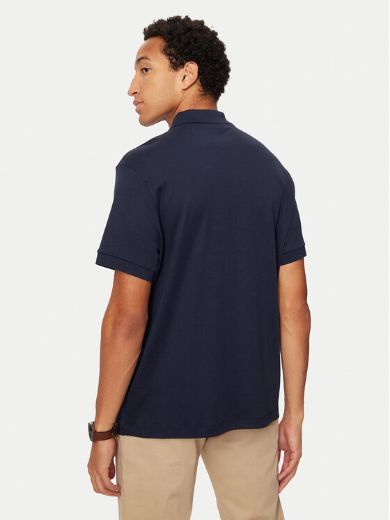 Lacoste Lacoste Polo DH2050 Granatowy Regular Fit