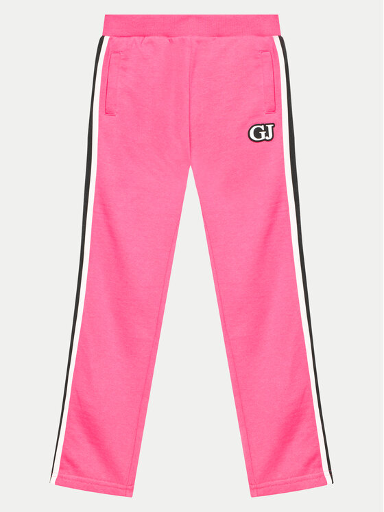 Guess Teplákové nohavice J4YQ12 KA6R4 Ružová Relaxed Fit