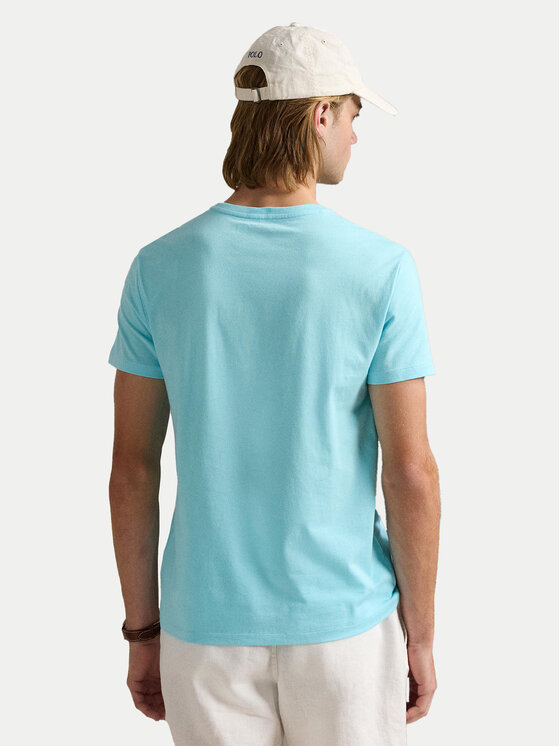 Polo Ralph Lauren Polo Ralph Lauren Tricou 710671438407 Albastru celest Slim Fit