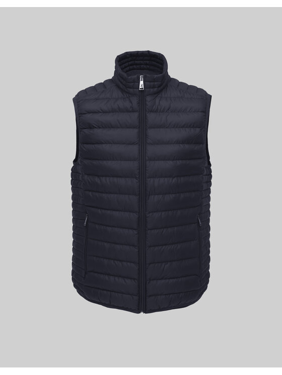 Borgio Borgio Kamizelka Vestone_G Granatowy Slim Fit