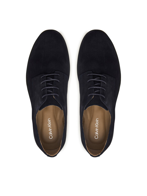 Calvin Klein Calvin Klein Poltopánky Ess Rubber Derby Su HM0HM01928 Čierna