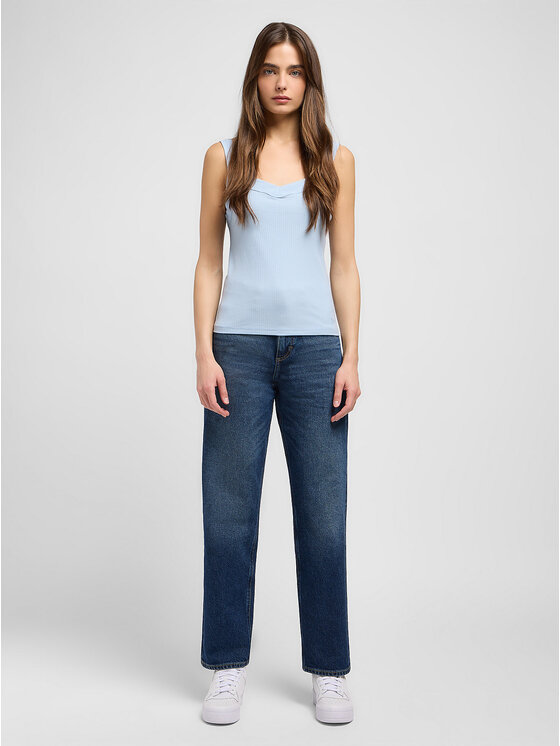 Lee Lee Jeansy RIDER Niebieski Slim Fit