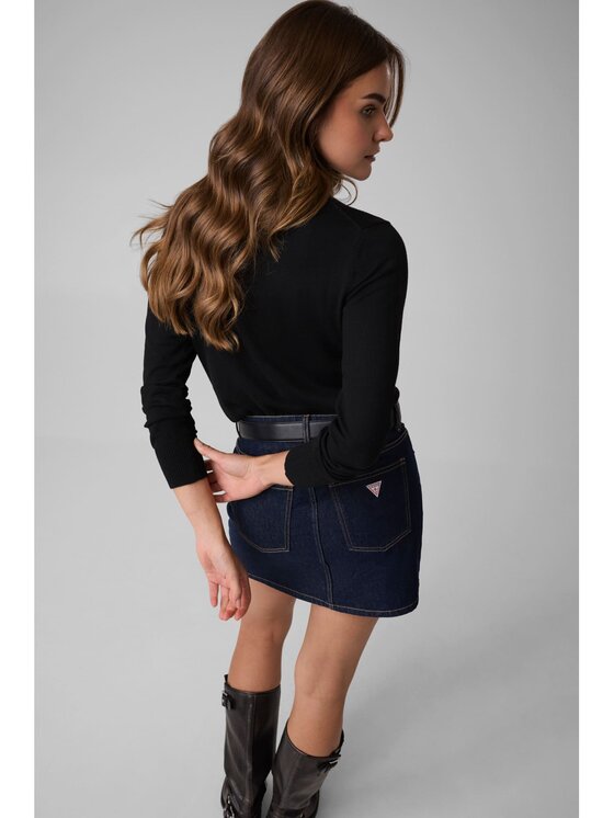 Guess Jeans Guess Jeans Sweter 184166 Czarny Classic Fit