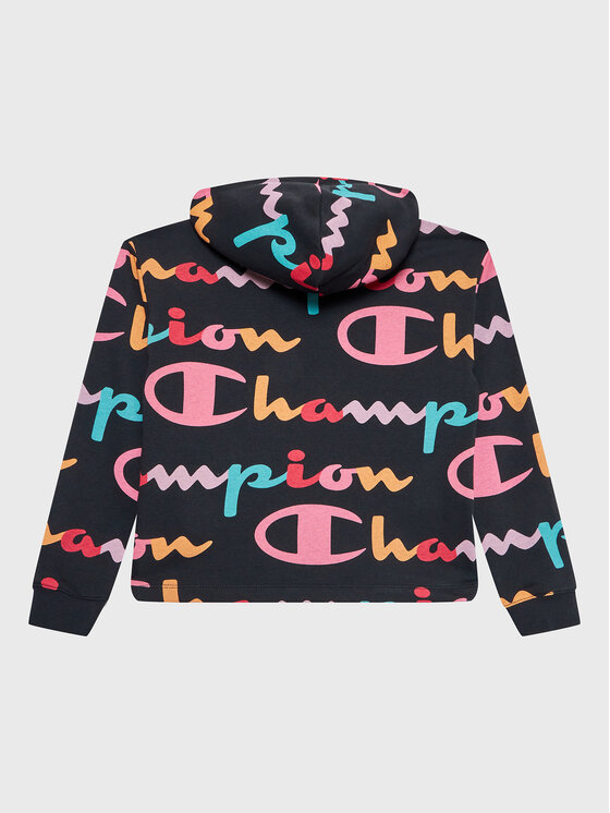 Champion Champion Μπλούζα 404602 Μαύρο Custom Fit