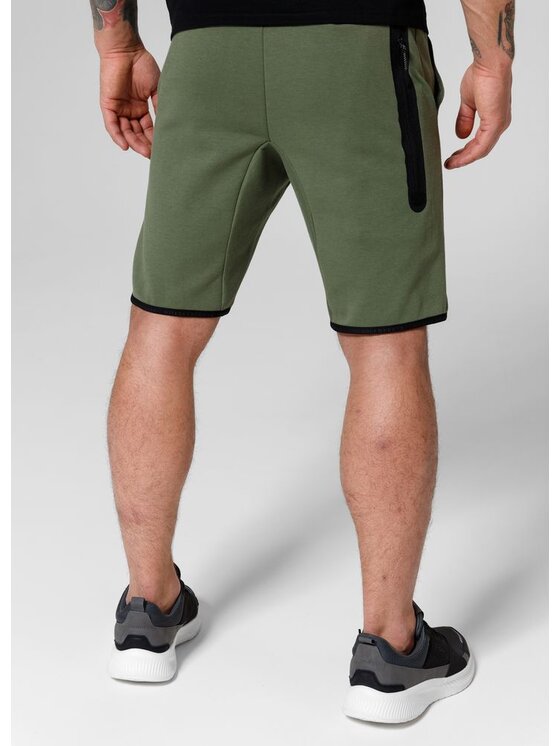 PITBULL PITBULL Szorty Szorty Zielony Regular Fit