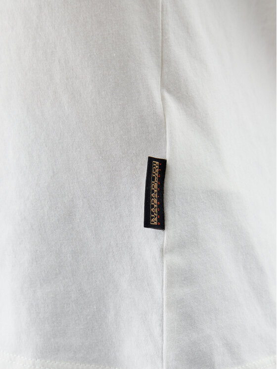 Napapijri Napapijri Tricou NP0A4IP1 Alb Regular Fit