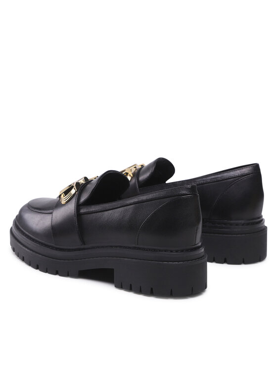 MICHAEL Michael Kors MICHAEL Michael Kors Półbuty Parker Lug Loafer 40F2PKFP1L Czarny