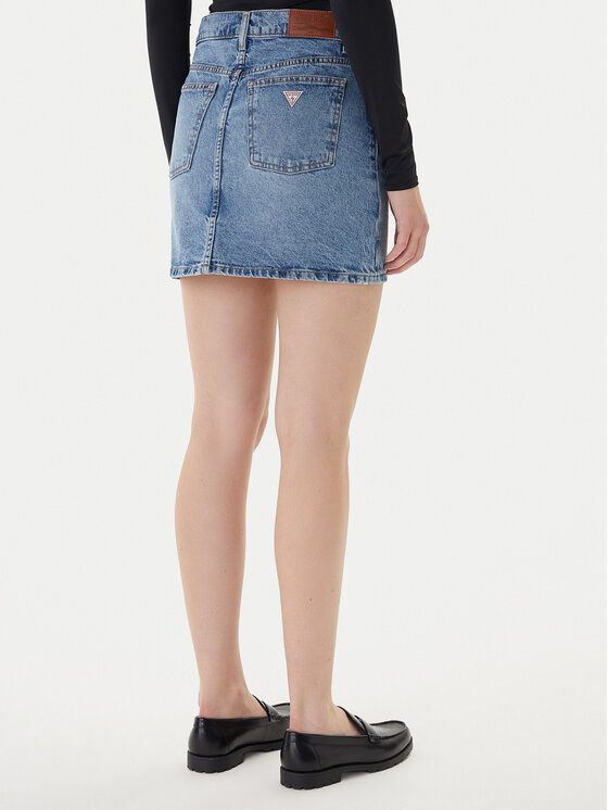 Guess Jeans Guess Jeans Gonna di jeans W5GD0Q D5M4A Blu Regular Fit