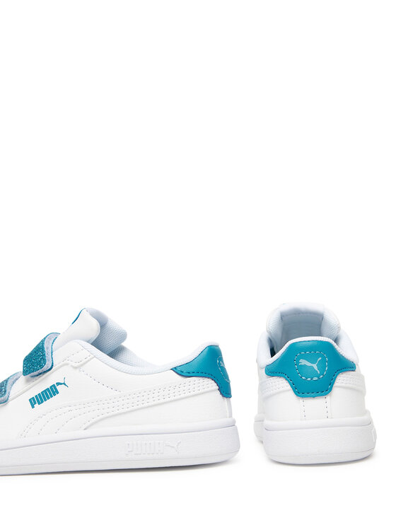 Puma Puma Сникърси Smash 3.0 L Glitter Velcro V Inf 395610 08 Бял