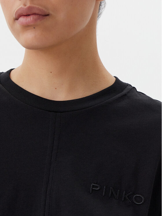 PINKO PINKO Tricou Tuca 105015 A2ID Negru Regular Fit