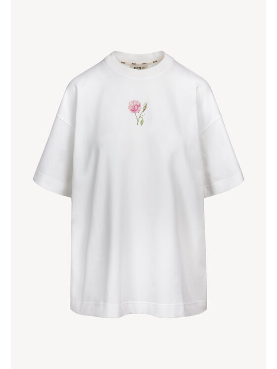 BIZUU BIZUU T-Shirt RIONA Biały Standard Fit