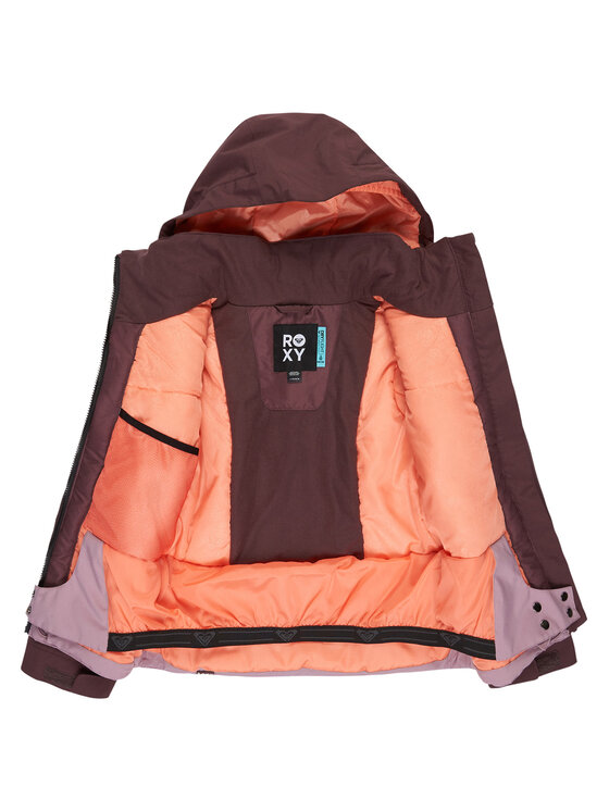 Roxy Roxy Μπουφάν για snowboard Free Jet Block ERGTJ03197 Ροζ Slim Fit