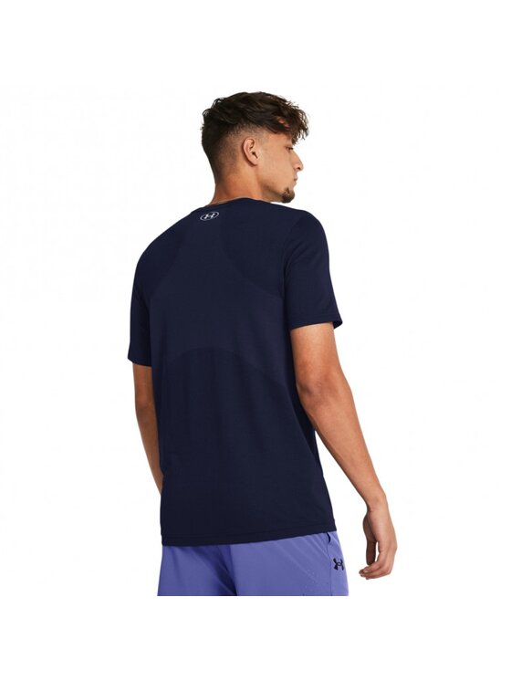 Under Armour Under Armour Koszulka techniczna 1382801 Granatowy Slim Fit