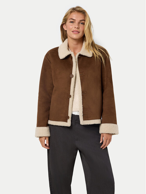 Noisy May Noisy May Fellmantel Dila 27031453 Braun Regular Fit