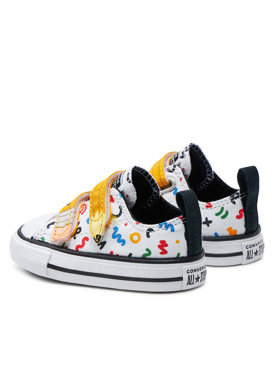 Converse Converse Scarpe da ginnastica Chuck Taylor All Star Easy-On Doodles A07219C Bianco