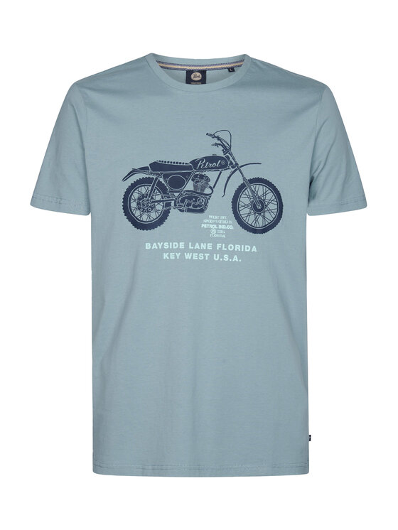 Petrol Industries Petrol Industries T-Shirt M-1050-TSR707 Niebieski Regular Fit