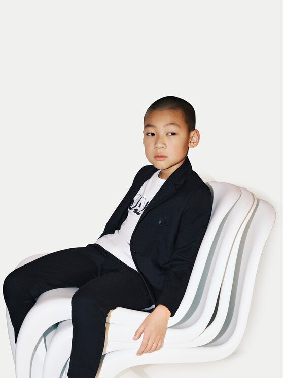 Karl Lagerfeld Kids T-shirt Z30254 D Bianco Regular Fit, taglia : 16Y