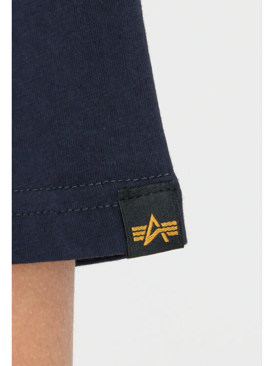 Alpha Industries Alpha Industries Tričko AI.118502-07-XL Tmavomodrá Regular Fit