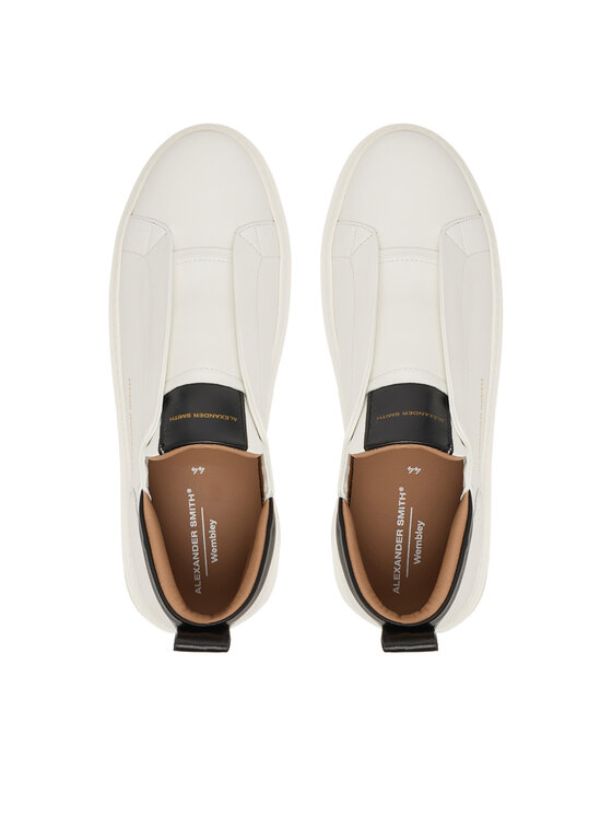 Alexander Smith Alexander Smith Laisvalaikio batai Wembley Man Slip-On ASBDWLM 2384 Balta