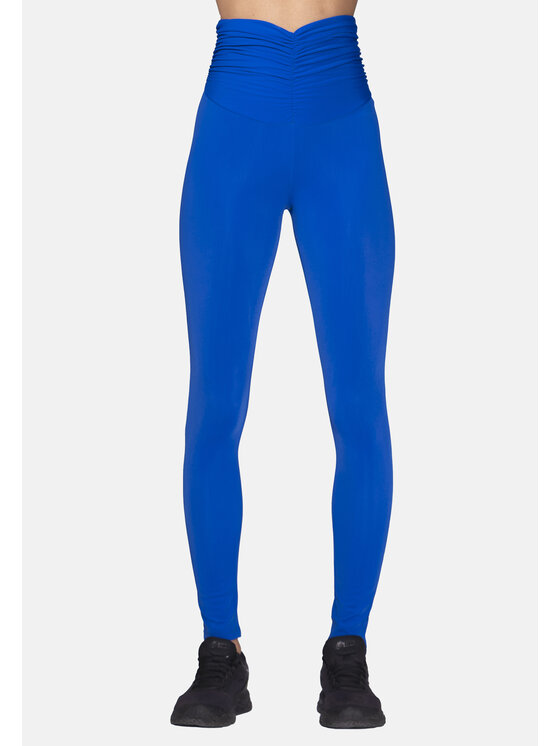 Flavia Valentini Flavia Valentini Legginsy 107 Błękitny Compression Fit
