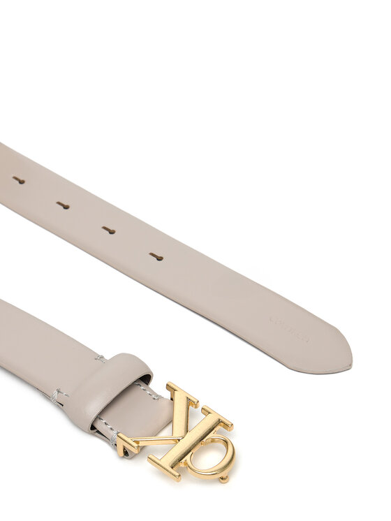Calvin Klein Calvin Klein Dámsky opasok Ck Buckle 30Mm Fixed Belt LV04F7054G Écru