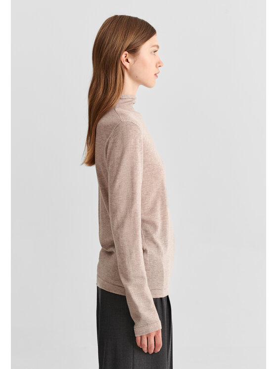 TATUUM TATUUM Sweter NEKORI 1 Beżowy Classic Fit