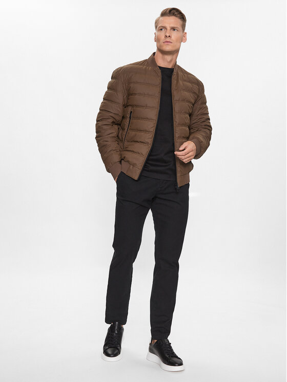 BOSS BOSS Prehodna jakna Caradoc 50493693 Rjava Regular Fit