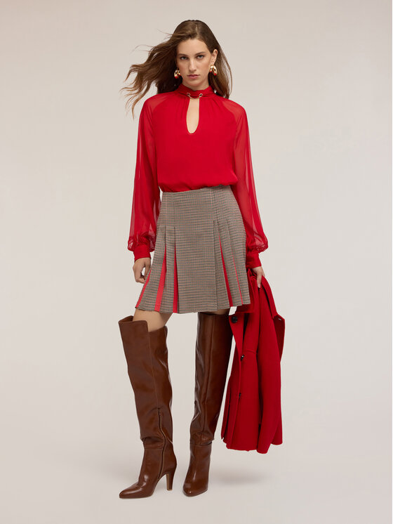 Motivi Motivi Blusa 2715W000751N016 Rosso Regular Fit