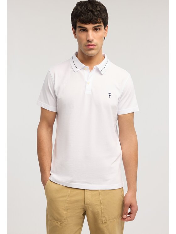 Trussardi Męski Trussardi T-Shirt, rozmiar 52 Biały, G5018000129N001