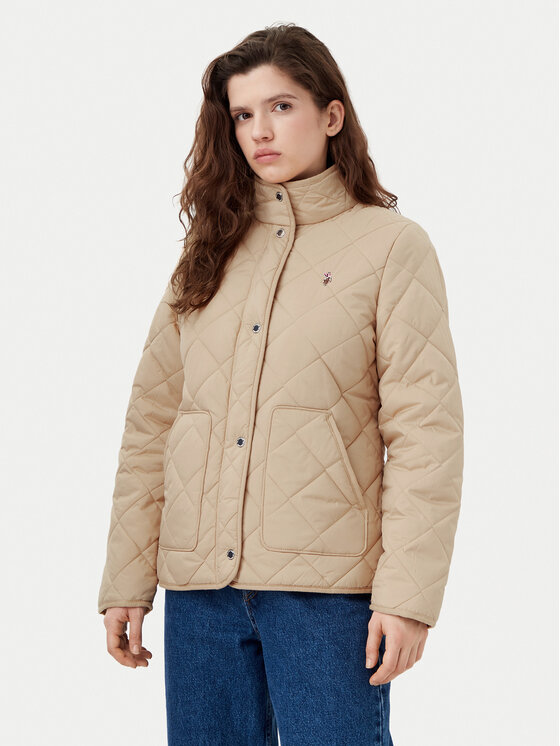U.S. Polo Assn. U.S. Polo Assn. Bunda pro přechodné období WUP1168 Béžová Relaxed Fit