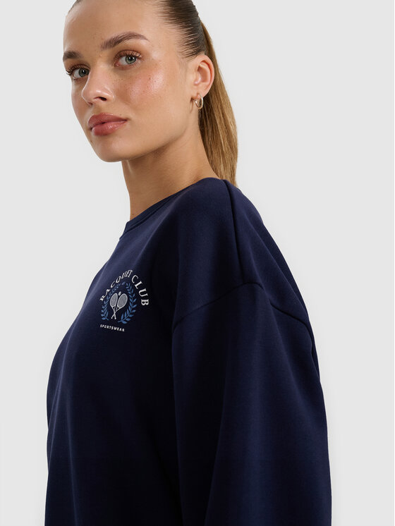 4F 4F Bluza PREMIUM CLUB Granatowy Oversize