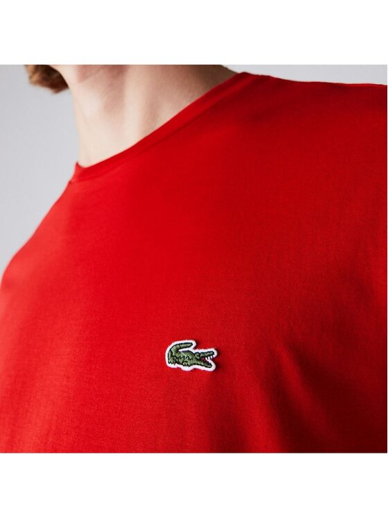 Lacoste Lacoste T-shirt LACOSTE T-Shirt e Polo Uomo TH6709 240 Rosso Rosso Standard Fit