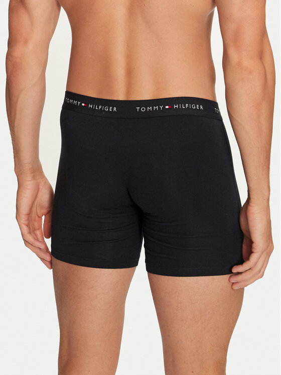 Tommy Hilfiger Tommy Hilfiger Sada 3 kusů boxerek UM0UM02765 Černá