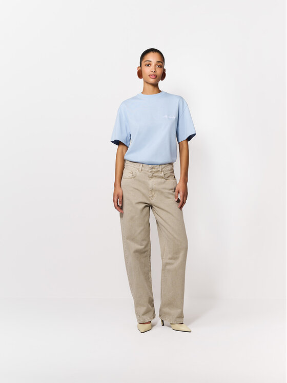 La Mania La Mania Tričko CARENA Modrá Basic Fit