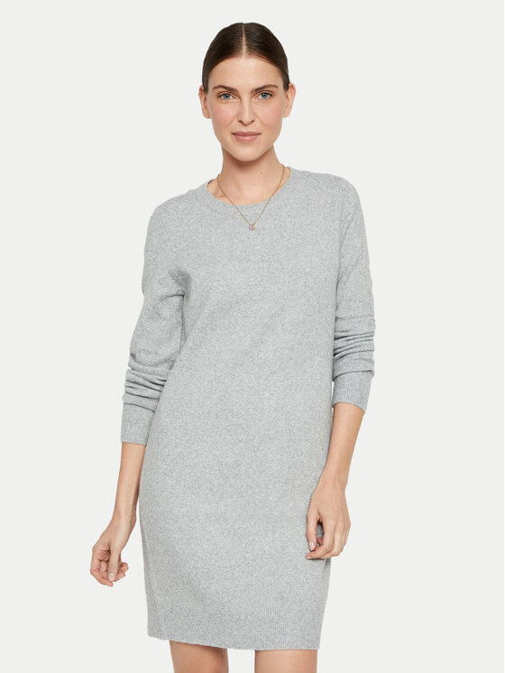 Vero Moda Vero Moda Trikotažinė suknelė 10215523 Pilka Relaxed Fit