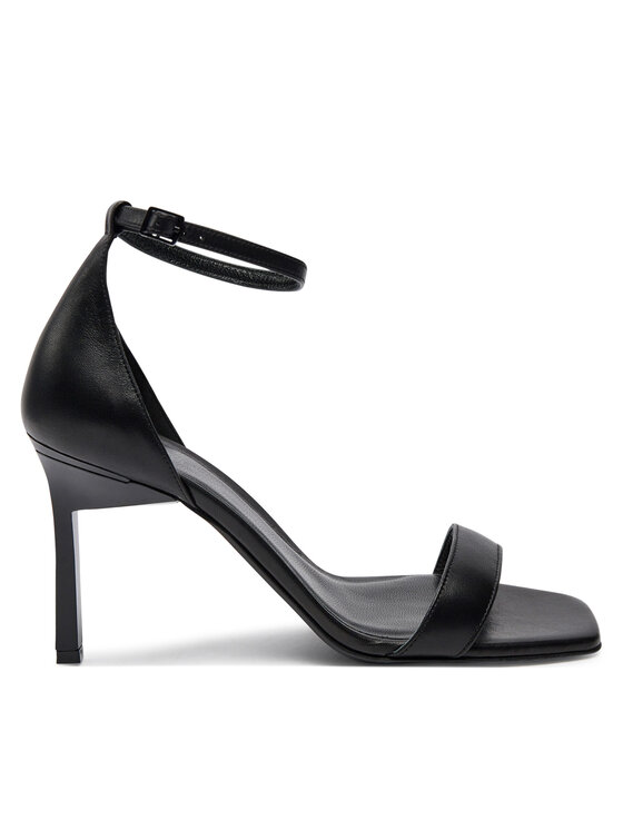 Calvin Klein Sandali Heel Sandal 90 Lth HW0HW01944 Nero, taglia : 41