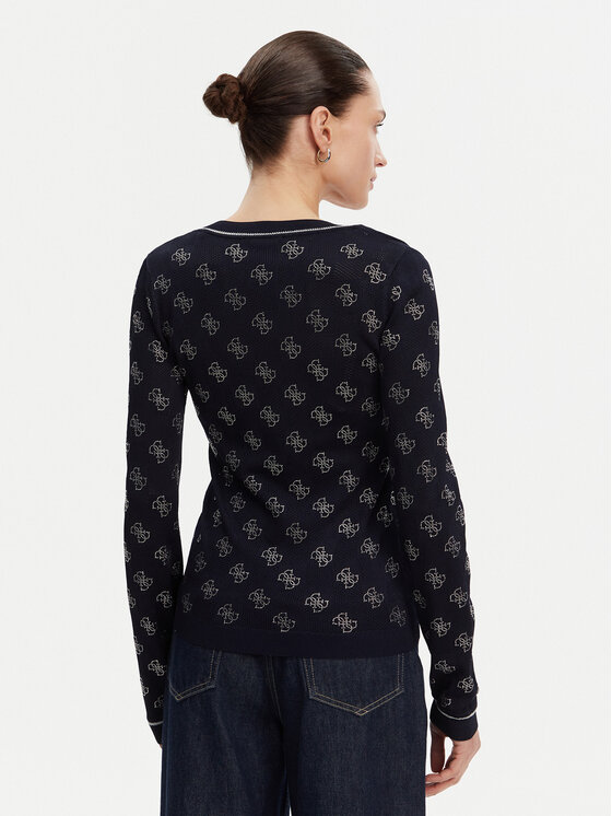 Guess Guess Sweater W5GR07 Z3D60 Sötétkék Regular Fit