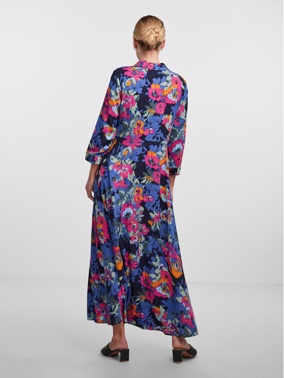 YAS YAS Sukienka koszulowa Savanna 26022663 Kolorowy Loose Fit