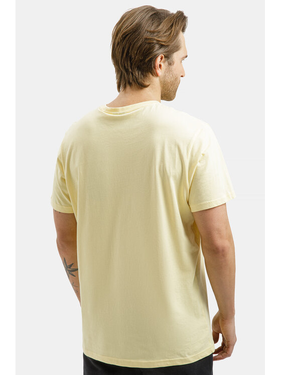 Cross Jeans Cross Jeans T-Shirt 16156-006 Żółty Regular Fit
