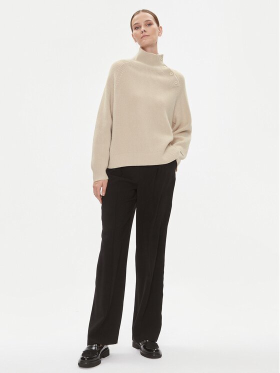 Calvin Klein Calvin Klein Rollkragenpullover K20K206014 Beige Relaxed Fit
