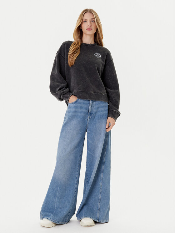 adidas adidas Суитшърт 20th Century Fox Disney JX1276 Черен Oversize