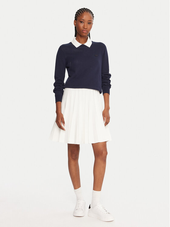 Lacoste Lacoste Πουλόβερ AF4145 Σκούρο μπλε Regular Fit