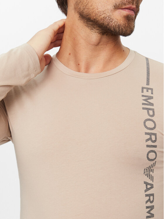 Emporio Armani Underwear Emporio Armani Underwear Pikkade varrukatega T-särk 111023 3F523 10950 Beež Regular Fit