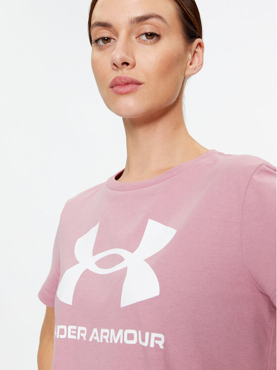 Under Armour Under Armour T-Shirt Ua W Sportstyle Logo Ss 1356305 Różowy Loose Fit