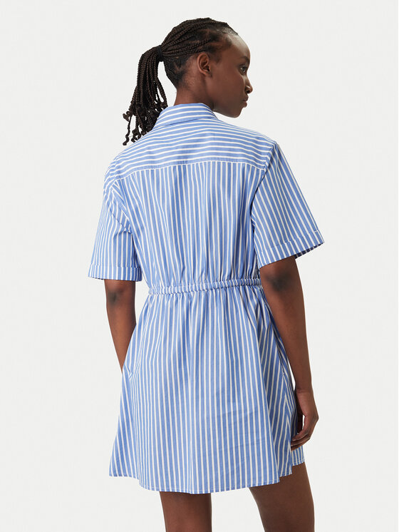 Tommy Jeans Tommy Jeans Košeľové šaty DW0DW20617 Modrá Regular Fit