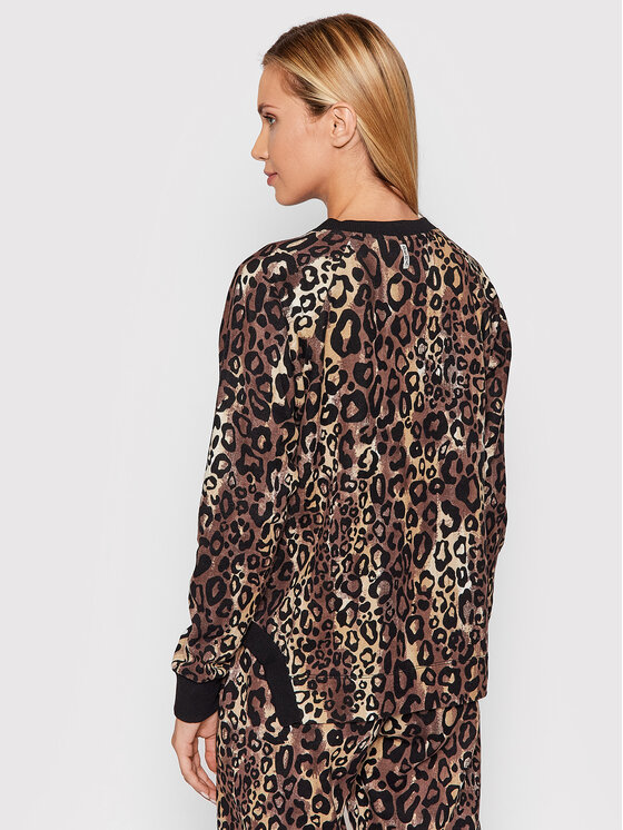 Felpa D53162 Marrone Regular Fit